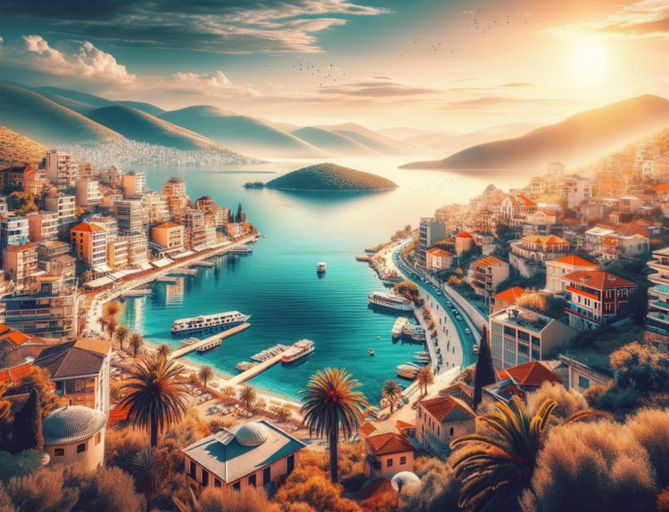 Beautiful City of Vlorë, Albania